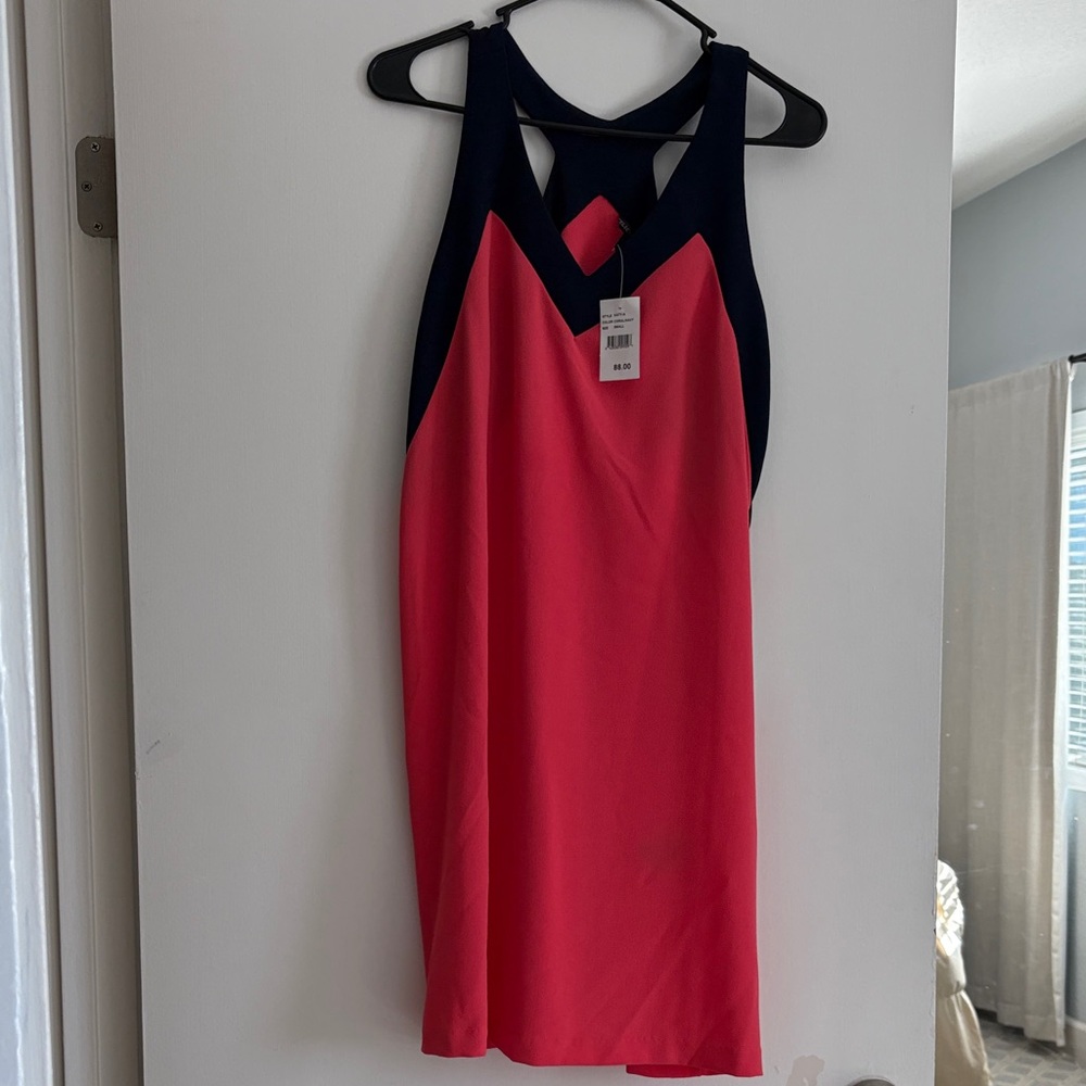 Felicity & Coco Vibrant Pink and Black Dress